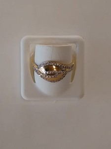 PIERŚCIONEK ZŁOTY 585 2.05 g 17  .]
