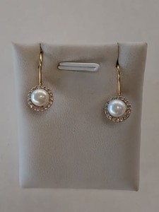 KOLCZYKI ZŁOTE PR.585 1,88 g ]