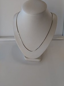 ŁAŃCUSZEK ZŁOTY PR.585 2,96 g biale złoto ]