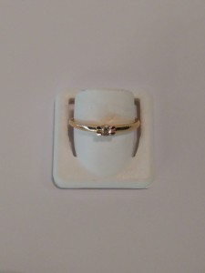 PIERŚCIONEK  ZŁOTY 585 2,38 g]