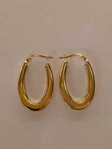 KOLCZYKI ZŁOTE 585 2,9 g]