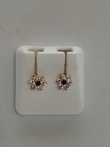 KOLCZYKI ZŁOTE PR.585 1,38 g ]