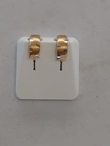 KOLCZYKI ZŁOTE 585 1,48 g]
