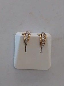 KOLCZYKI ZŁOTE PR.585 2,08 g ]