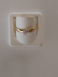 PIERŚCIONEK ZŁOTY PR.585 2,11 g  ]