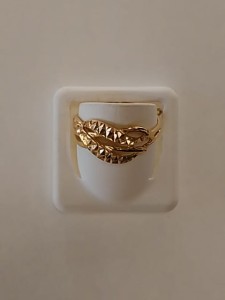 PIERŚCIONEK  ZŁOTY 585 2.46 g  ]